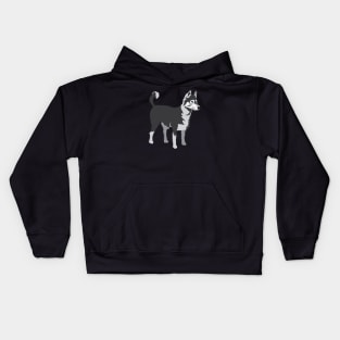 Husky Puppy Kids Hoodie